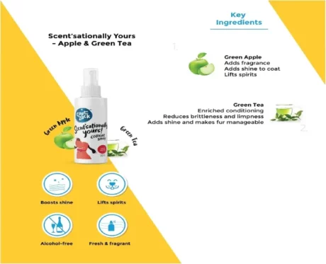 Captain Zack Scentsationally Yours Apple & Green Tea Dog Cologne 100 ml at ithinkpets.com (2)
