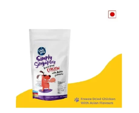 Captain Zack Simply Singapore Freeze Dried Chicken with Carrot Mango Peas and Spinach Puppies and Adult Dogs at ithinkpets.com (1)