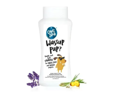 Captain Zack Wassup Pup Puppy Shampoo 200 ml at ithinkpets.com (1)