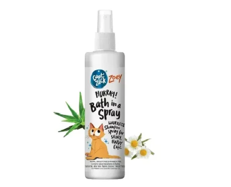 Captain Zack Zoey Hurray Bath in A Spray (Dry Bath for Cats) 250 ml at ithinkpets.com (1)