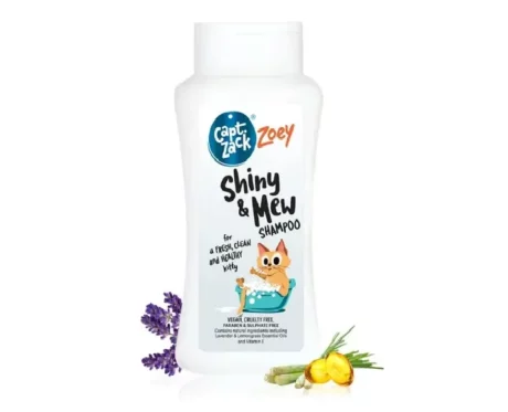 Captain Zack Zoey Shiny & Mew Kitten & Cat Shampoo 200ml at ithinkpets.com (1)