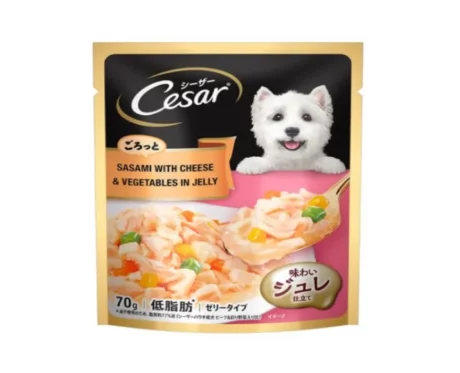Cesar Sasami with Cheese and Vegetables at ithinkpets.com