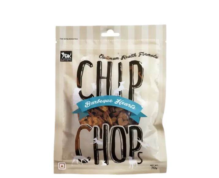 Chip Chops Barbeque Chicken Hearts Puppies and Adult Dog Treat at ithinkpets (7)