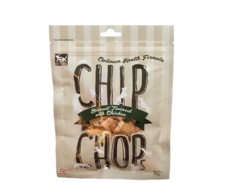 Chip Chops Biscuit Twined with Chicken Puppies and Adult Dog Treat at ithinkpets