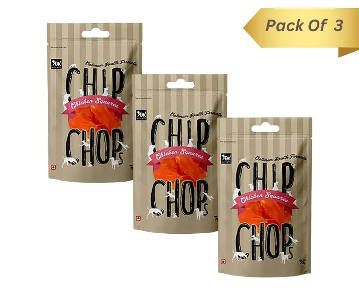 Chip Chops Chicken Squares Puppies and Adult Dog Treat at ithinkpets
