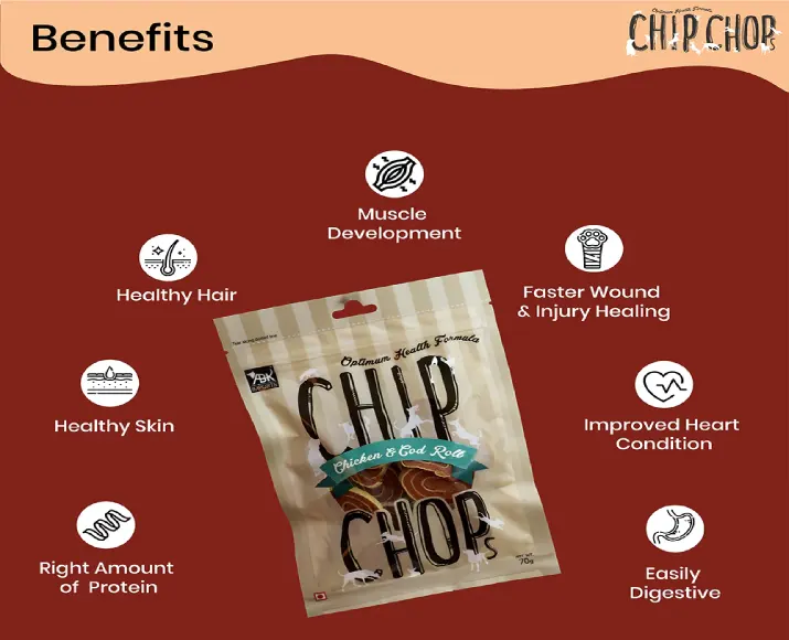 Chip Chops Chicken and Cod Fish Rolls Puppies and Adult Dog Treat at ithinkpets (2)