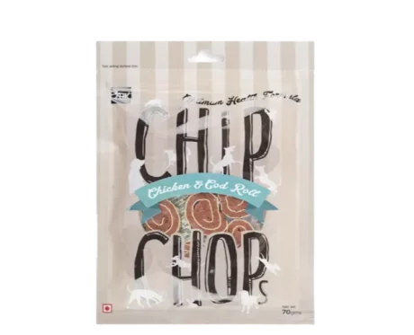 Chip Chops Chicken and Cod Fish Rolls Puppies and Adult Dog Treat at ithinkpets