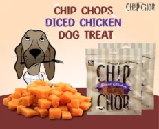 Chip Chops Diced Chicken Puppies and Adult Dog Treat at ithinkpets