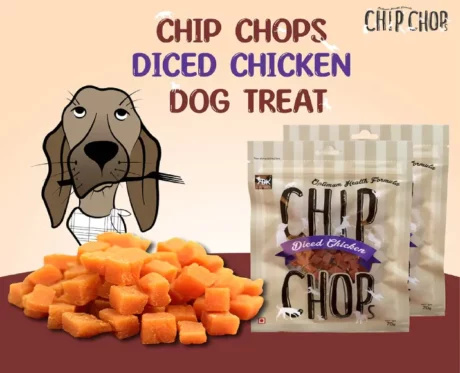 Chip Chops Diced Chicken Puppies and Adult Dog Treat at ithinkpets