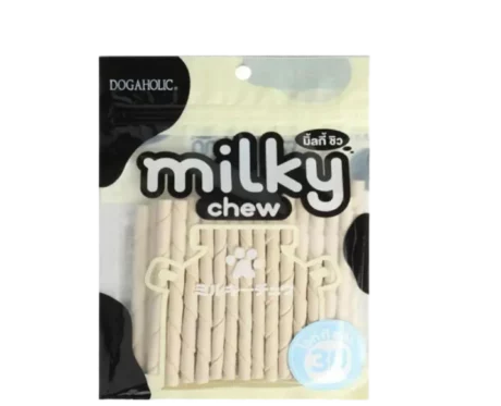 Dogaholic Milky Chew Stick Style, Puppies & Adult Dog Treat 30 pcs at ithinkpets