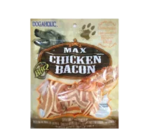 Dogaholic Noodles Chicken Bacon Strips BBQ Dog Treat at ithinkpets