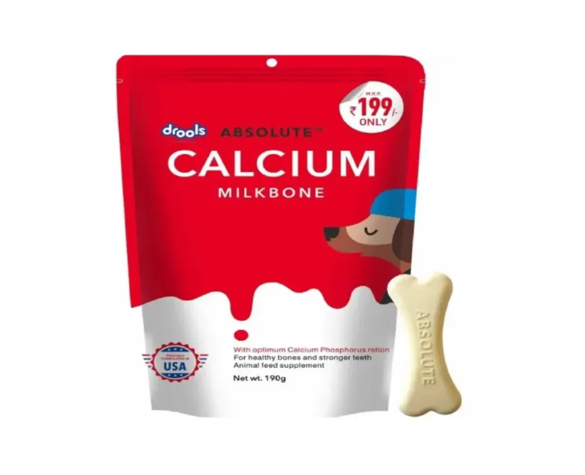 Buy Drools Absolute Calcium Milk Bone Pouch IThinkPets