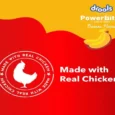 Drools Power Bites Banana Flavour Real Chicken Dog Treats 135 g