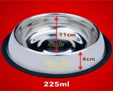 Drools Stainless Steel Cat Feeding Bowl at ithinkpets.com