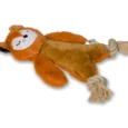 FOFOS Ropeleg Plush Bear Squeaky Dog Toy,Puppies and Adult