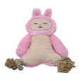 Fofos Ropeleg Plush Rabbit Squeaky Dog Toy, Puppies and Adult