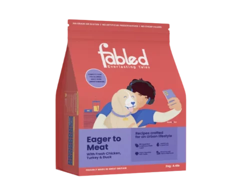 Fabled Eager To Meat Adult Dry Dog Food, With Fresh Chicken, Turkey And Duck at ithinkpets