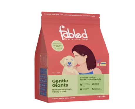 Fabled Gentle Giant Puppy Large Breed Recipe Dry Dog Food, With Fresh Chicken, Turkey And Duck at ithinkpets