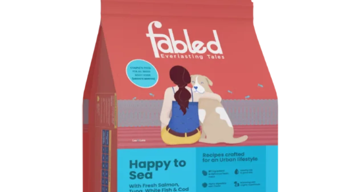 Fabled Happy To Sea Fish Adult Dry Dog Food,With Fresh Salmon, Tuna, White  Fish And Cod