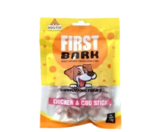 First Bark Chicken and Cod Stick Dog Treat at ithinkpets