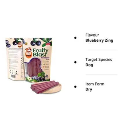 First Bark Fruity Blast Blueberry Zing at ihinkpets.com