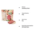 First Bark Fruity Blast Strawberry Bust Dog Treat