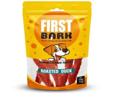 First Bark Roasted Duck Dog Treat, 70 Gms at ithinkpets.com 3