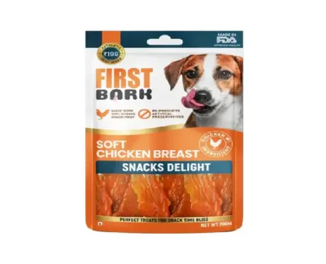 First Bark Soft Chicken Breast Dog Treat, 70 Gms at ithinkpets.com 1 (1)