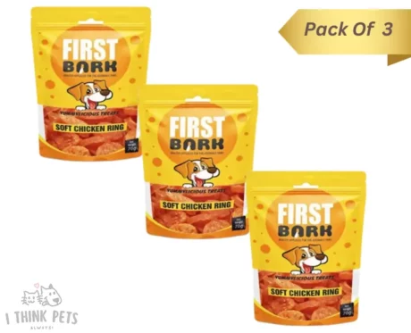First Bark Soft Chicken Ring Dog Treat, 70 Gms at ithinkpets.com (1)