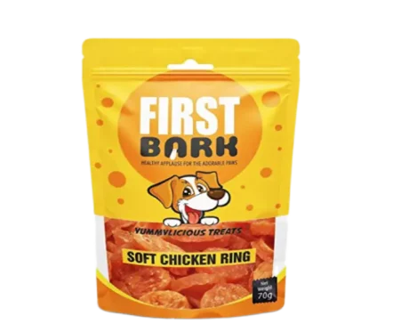 First Bark Soft Chicken Ring Dog Treat at ithinkpets.com