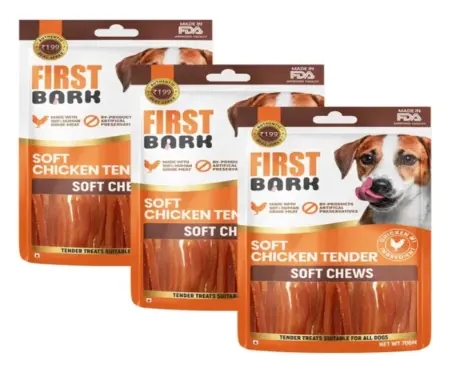 First Bark Soft Chicken Tender Dog Treat, 70 Gms at ithinkpets.com 2