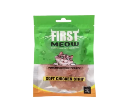 First Meow Soft Chicken Strip at ithinkpets.com