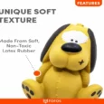 Fofos Latex Bi Squeaky Puppies and Dog Toy