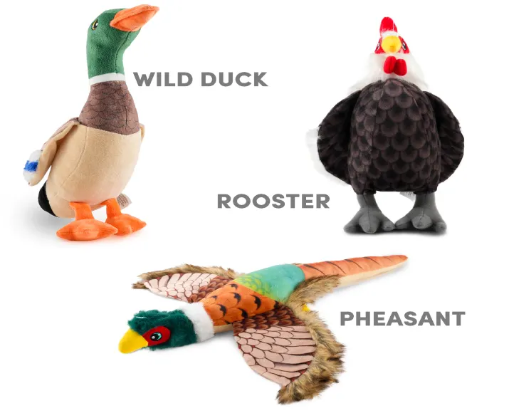 Fofos Plush Toy Wild Duck, Puppy and Adult at ithinkpets (2)