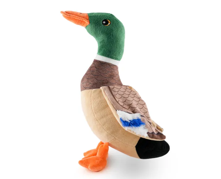 Fofos Plush Toy Wild Duck, Puppy and Adult at ithinkpets (3)