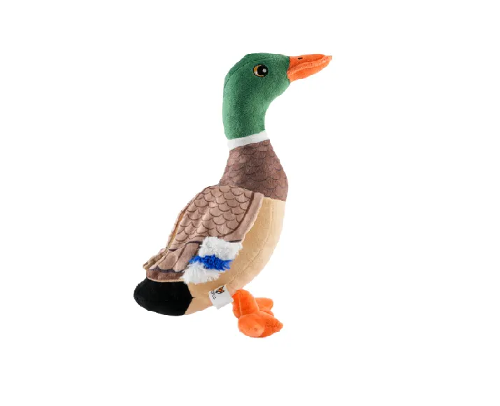 Fofos Plush Toy Wild Duck, Puppy and Adult at ithinkpets.com