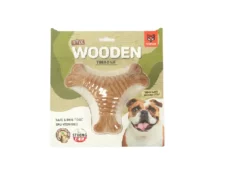 Fofos Woodplay Triangle Dog Chew Toy, Puppies and Adult at ithinkpets (9)