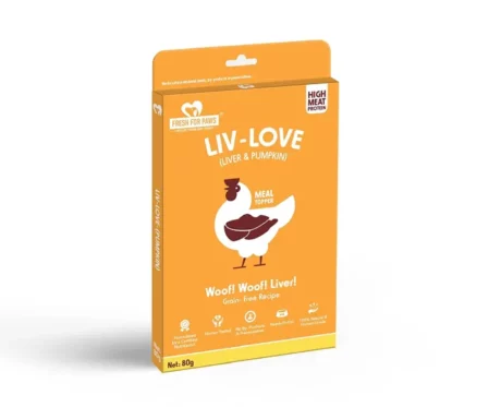 Fresh For Paws Meal Topper Liv Love Pumpkin For Dogs at irhinkpets.com (1)