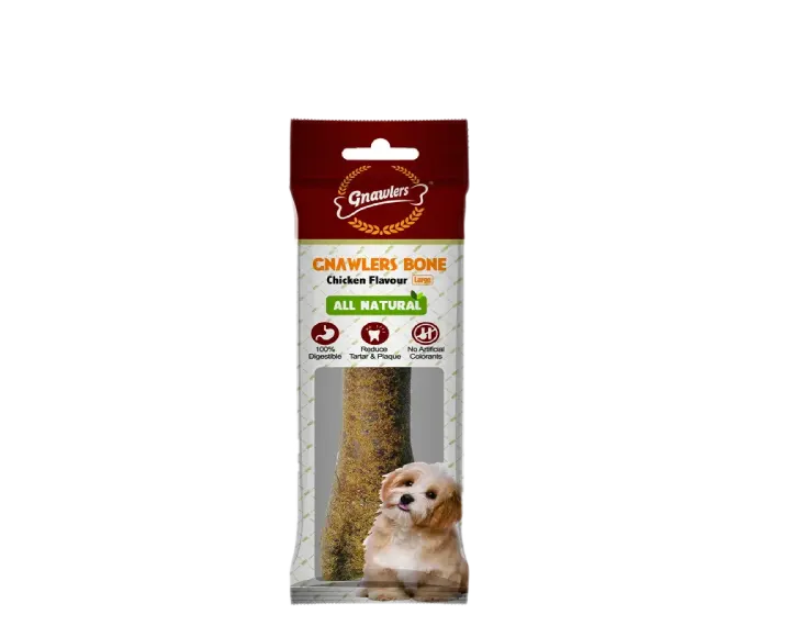 Gnawlers Chicken Bone 5 inches, Dog Treat at ithinkpets (1)
