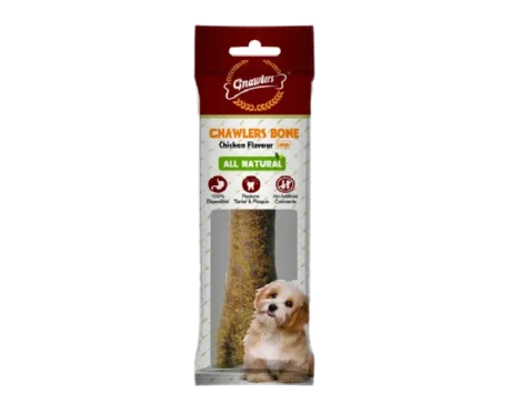 Gnawlers Chicken Bone 8 inches, Dog Treat for Puppy & Dog Adult at ithinkpets