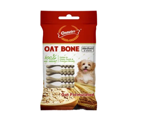 Gnawlers Oat Bone Dog Treat at ithinkpets