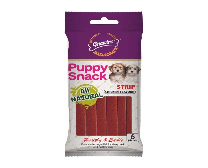 Gnawlers Puppy Chicken Strip Dog Treat at ithinkpets (2)