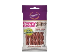 Gnawlers Puppy Snack Twist Stick Lamb Dog Treats at ithinkpets