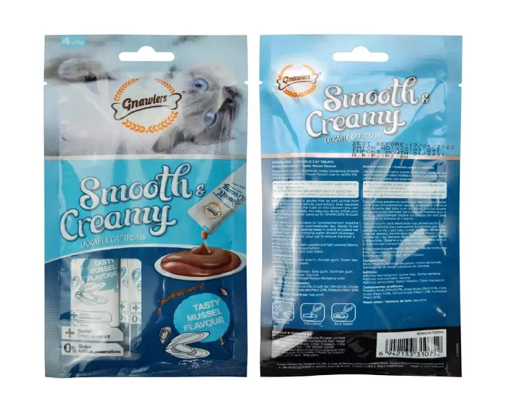 Gnawlers Smooth Creamy Treat with Mussels, Adult Cat Creamy Treat at ithinkpets (2)