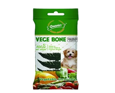 Gnawlers Vege Dog Bone Dog Treats at ithinkpets