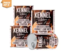 Kennel Kitchen Chicken Liver Gourmet Loaf with Pumpkin – Puppy and Adult Dogs- at ithinkpets.com (2)