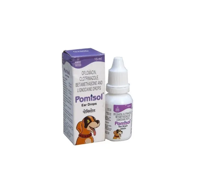 INTAS Pomisol Ear Drops 15 ml, Puppies and Adult at ithinkpets