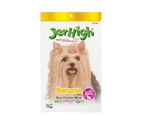 JerHigh Banana Stick, Puppies and Adult Dogs Treats Ithinkpets.com