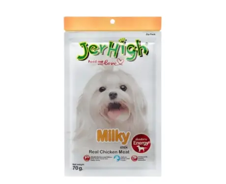 JerHigh Milky Stick Treat, Puppies and Adult Dogs Ithinkpets (1)
