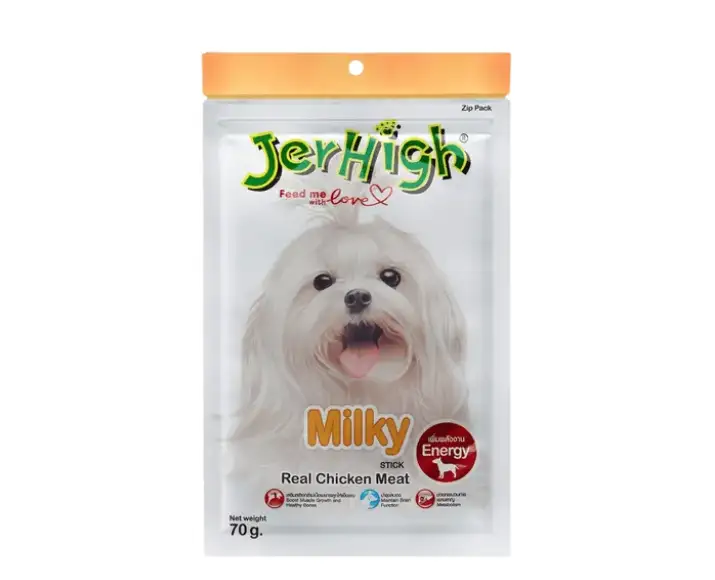 JerHigh Milky Stick Treat, Puppies and Adult Dogs Ithinkpets (1)